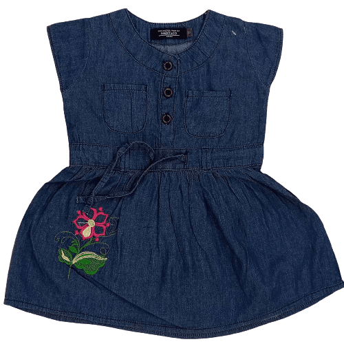 Next Jeans Frock For Girls - Blue