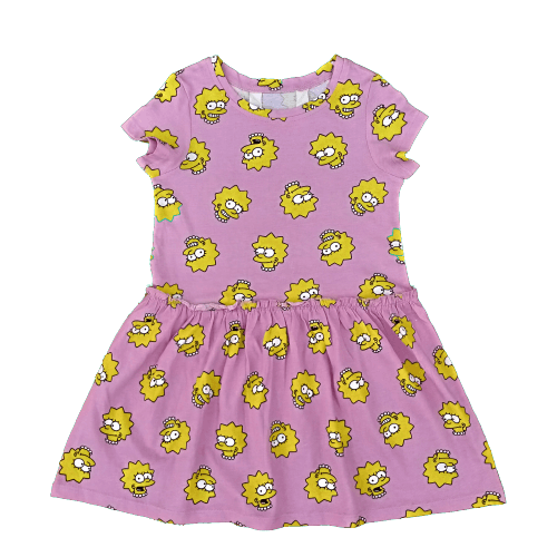 H&M Frock For Girls - Pink