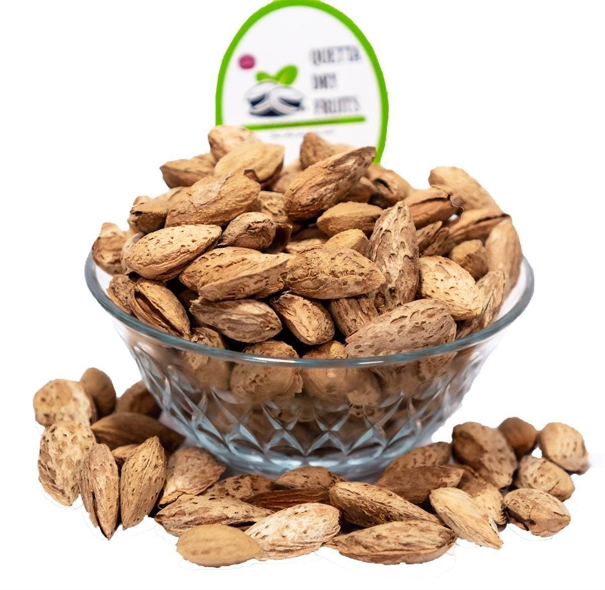 Kagzi American Almond in Shell - Pack of 500 Grams Badam