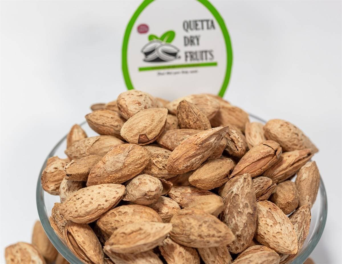 Kagzi American Almond in Shell - Pack of 1KG Badam