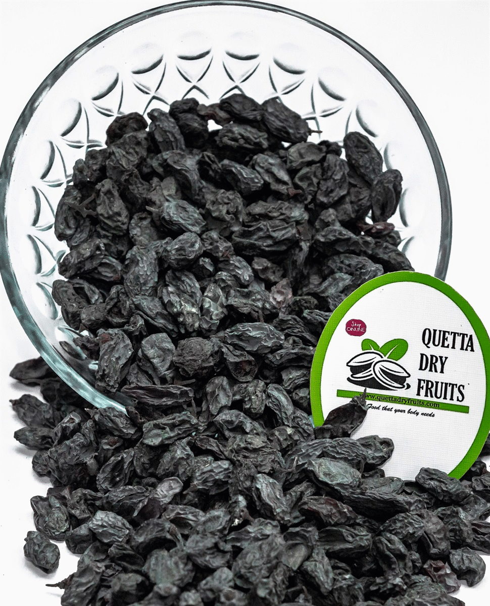 Black Raisin Without Seeds - Pack of 1KG Kishmish