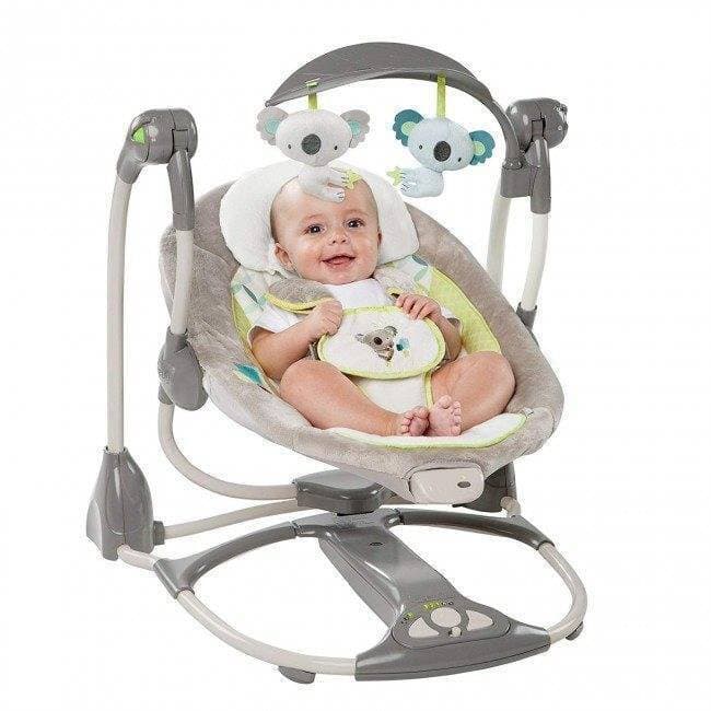 Ingenuity Convert Me Ridgedale Swing 2 Seat for Baby - Gray