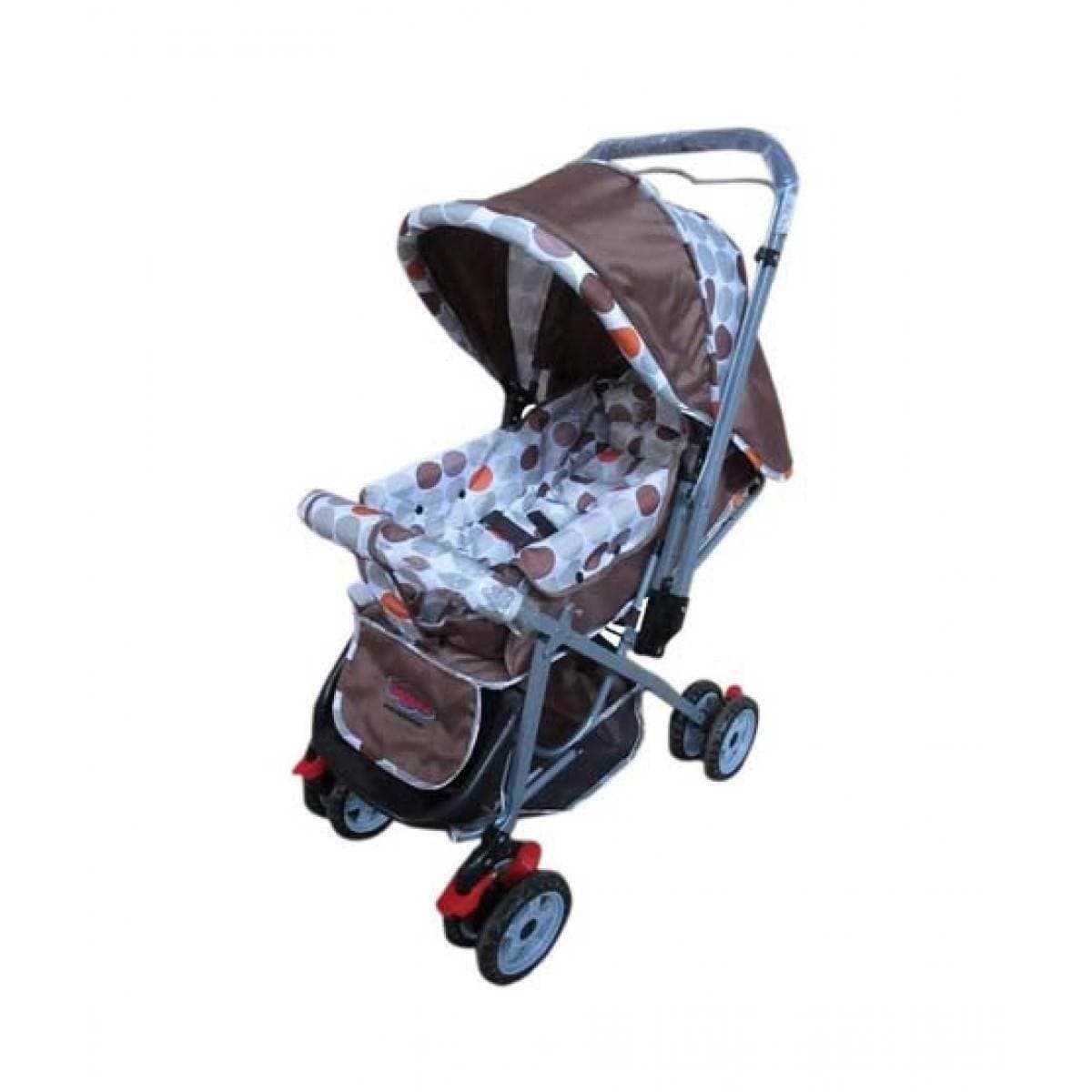 Imported Baby Twins Stroller - Brown