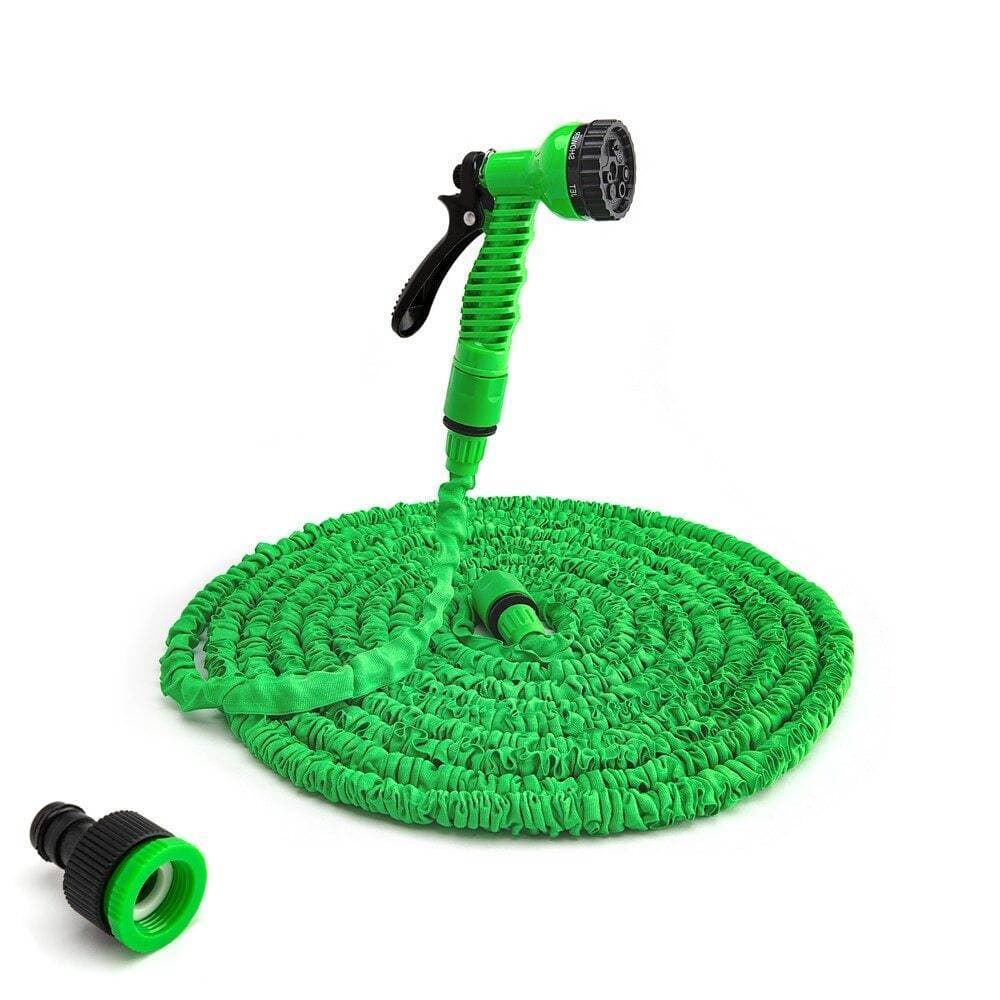 100FT- 30M Garden Hose Watering Retractable Hose Irrigation Pipe with Spray Gun