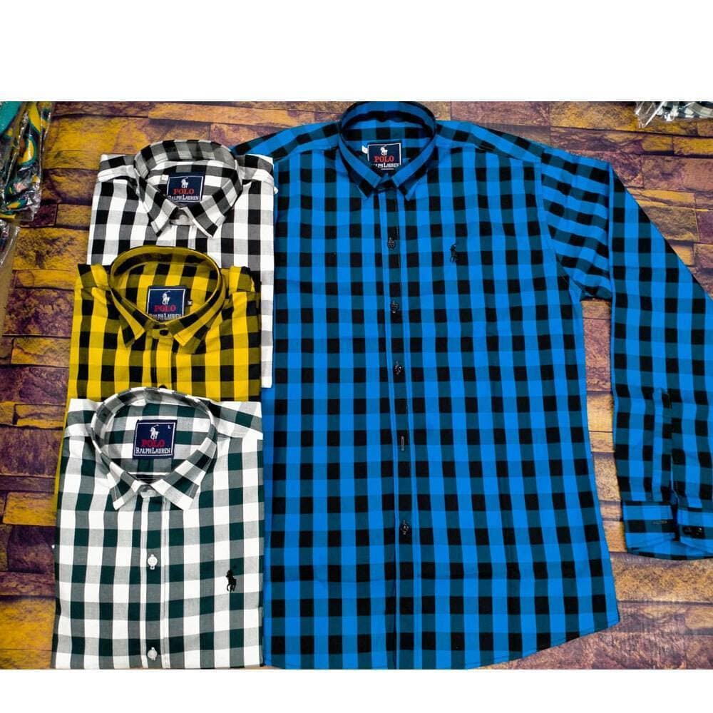 Man's Casual Shirts In Cotton Fabric