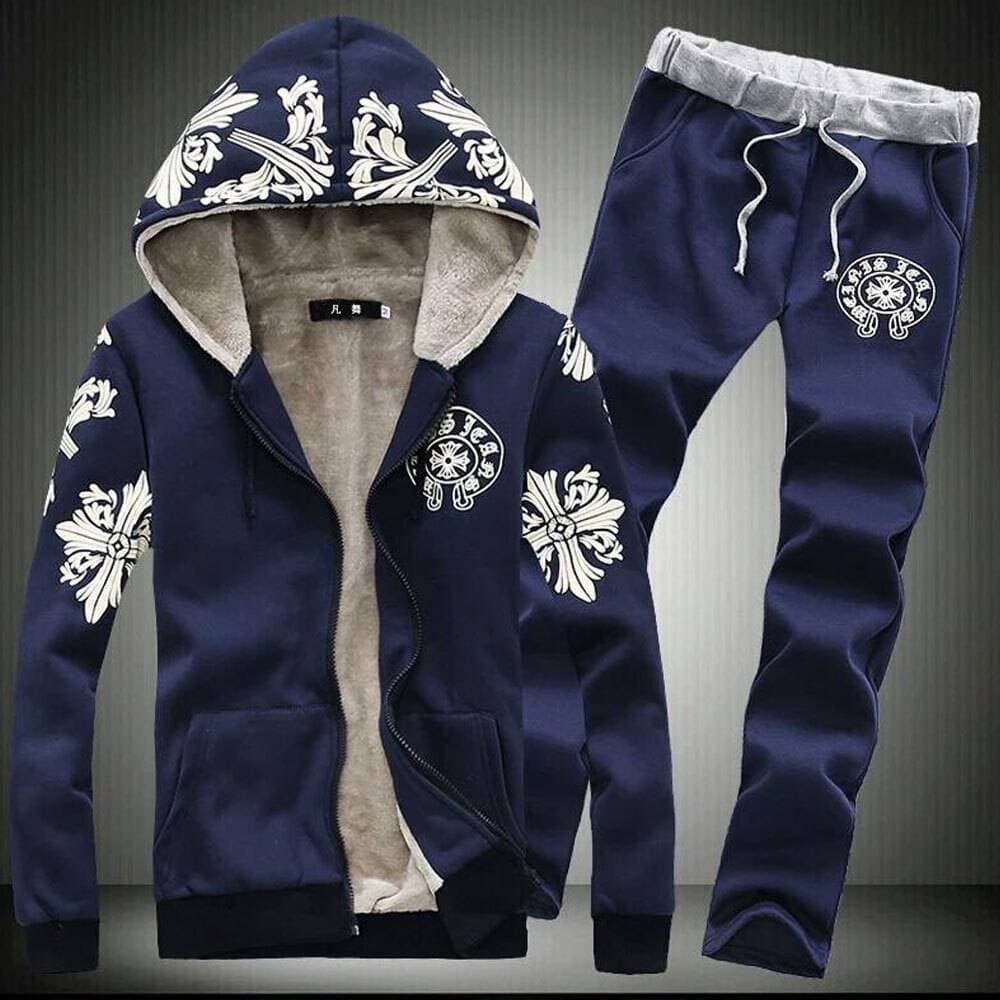 Mans Track Suit In Flees Fabric Special For Winter Season