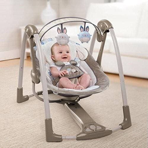 Ingenuity Power Adapt Portable Swing - Bingham Bunny