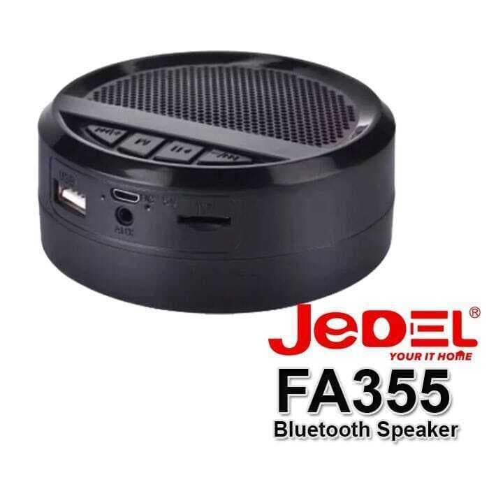Jedel FA355 Bluetooth Rechargeable Speaker - Black
