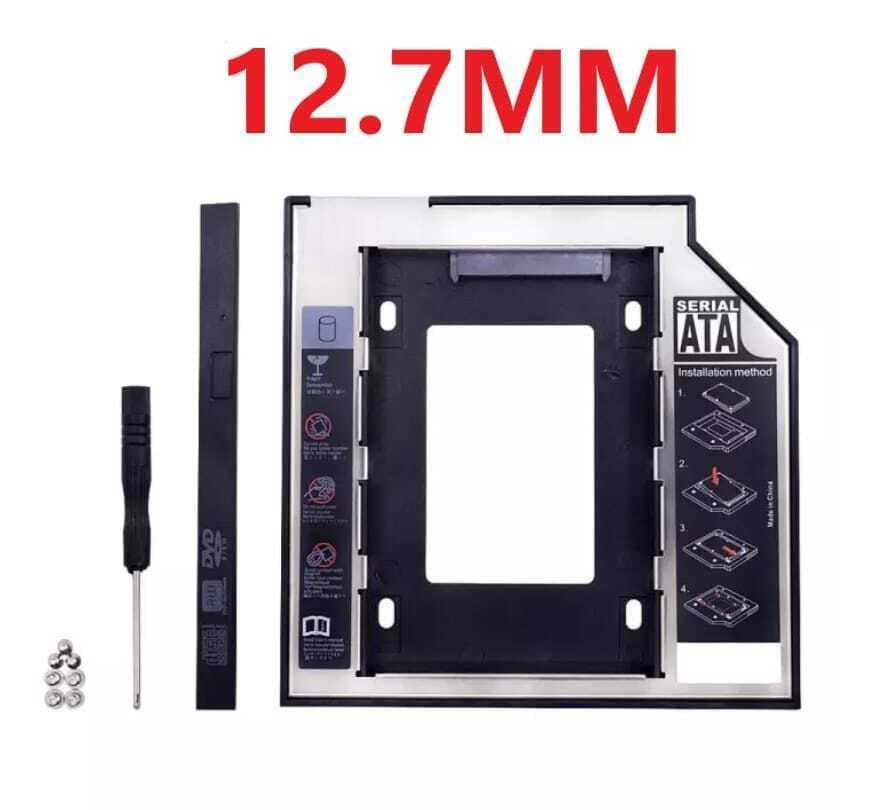 Second HDD Case Hard Disk Drive Slim Caddy 12.7MM