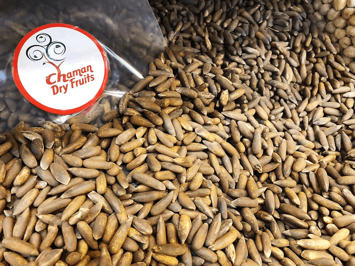 Fresh Black Pine Nuts - Pack of 500 Grams Chilghoza