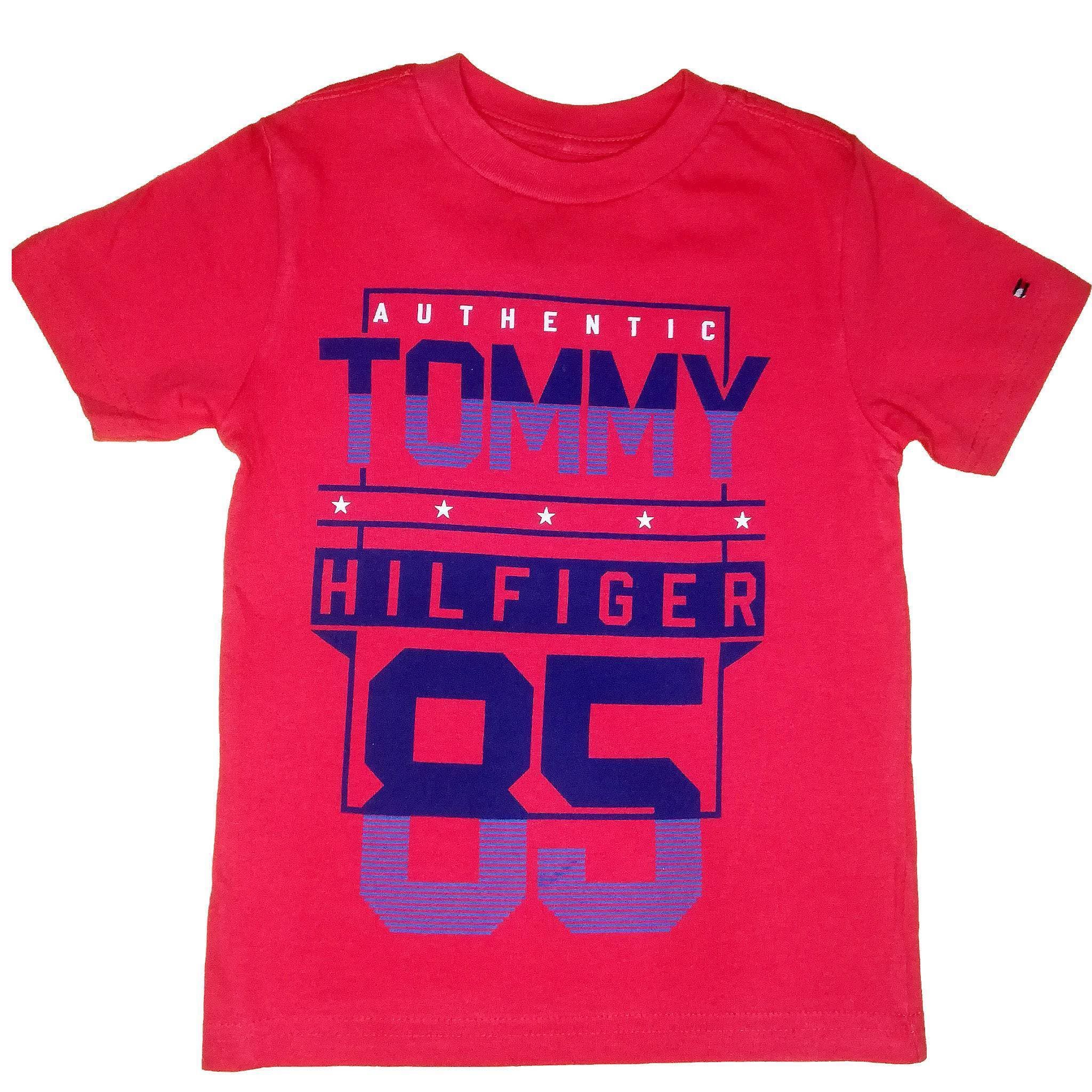 Tommy Hilfiger Round Neck Cotton T-Shirt - Orange