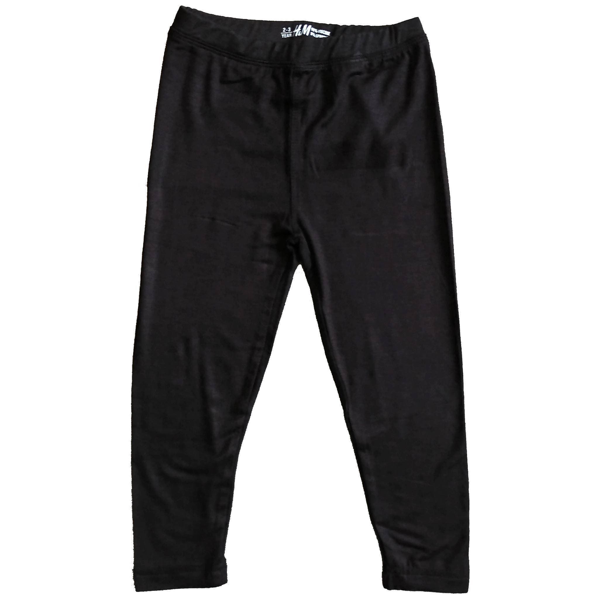 H&M Tights Jersey Fabric For Girls - Black