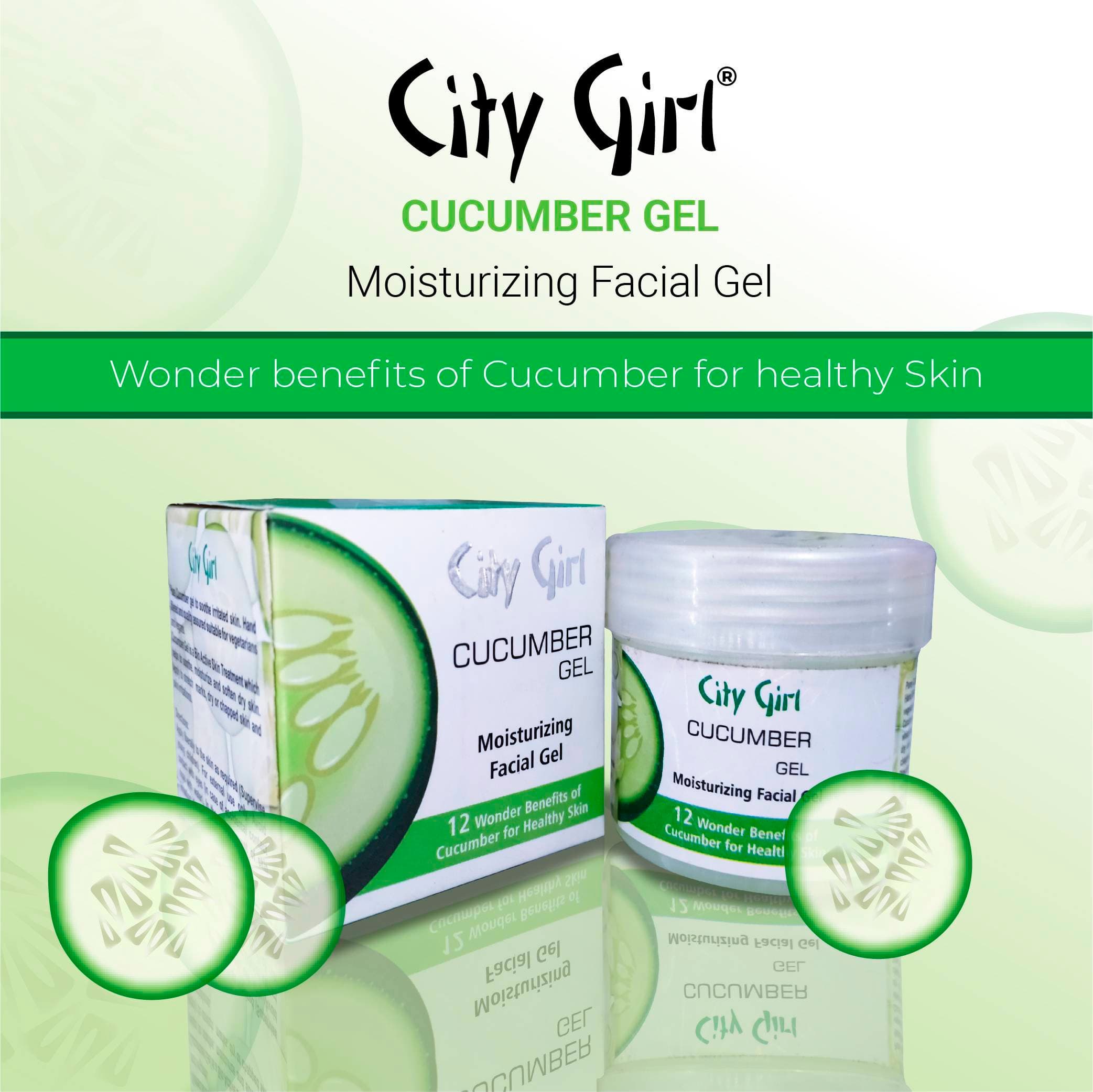 Cucumber Jel Moisturizing Facial Gel Jar