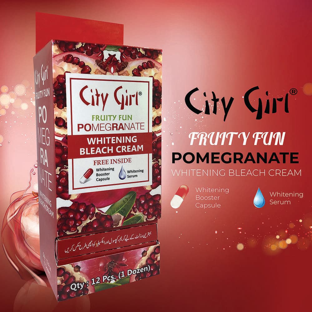 City Girl Pomegranate Bleach Sachet 12 Pcs Master