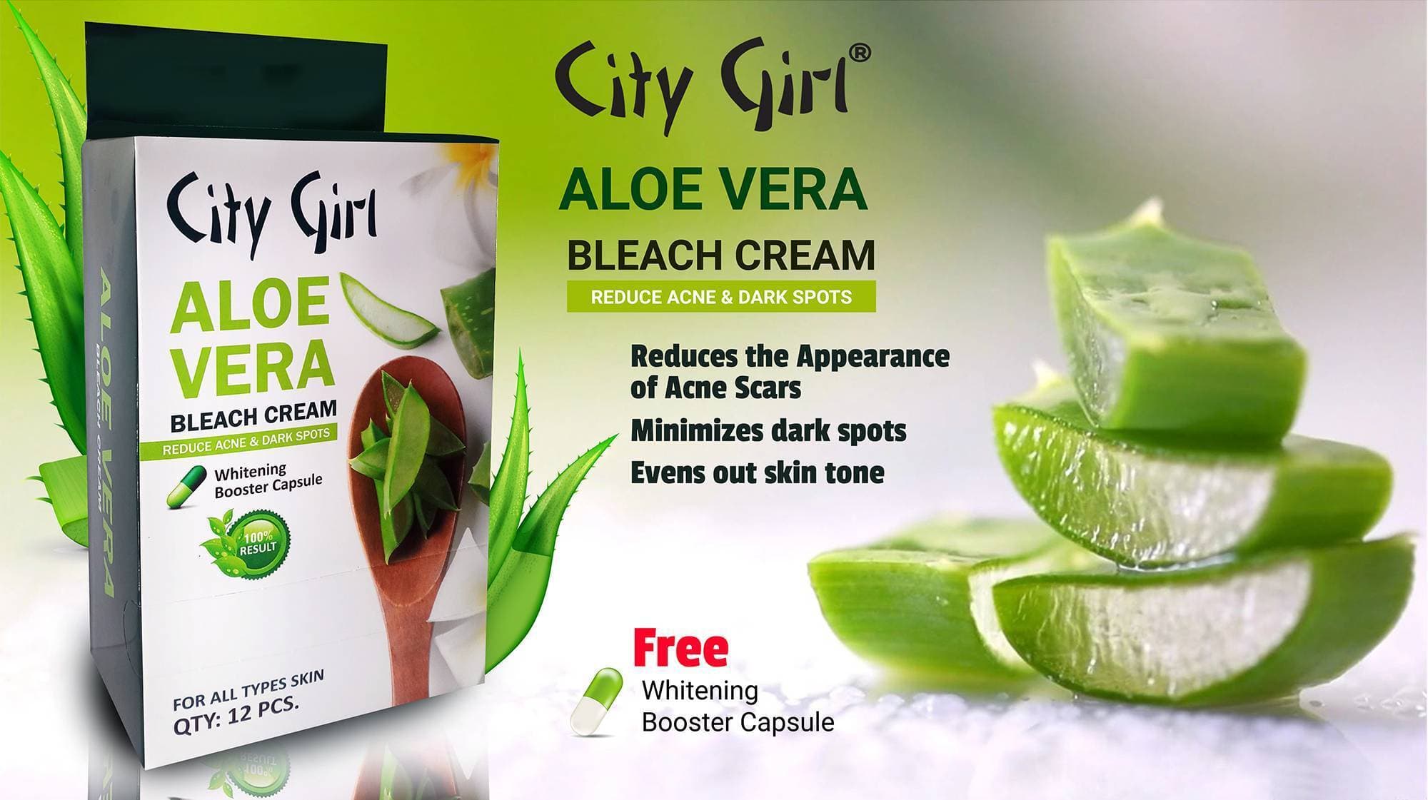 Aloevera Bleach Sachet 12Pcs Master