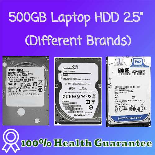 500Gb Original Laptop Internal Hard Drive Hdd 2.5 100% Health