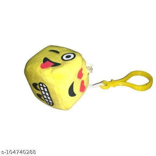 Soft Cotton Emoji Keychain For Girl's And Boy's