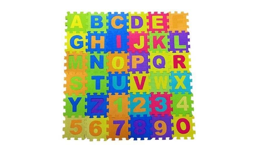 Eva Puzzle Mats Number And Alphabets 36 Pieces