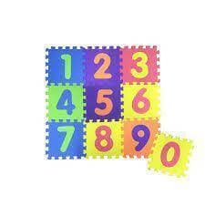 Eva Construct Building Blocks Numbers, Puzzles Or Floor Mats(10 Pieces)