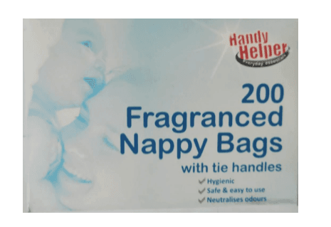 Handy Helper 200 Fragranced Nappy Bags