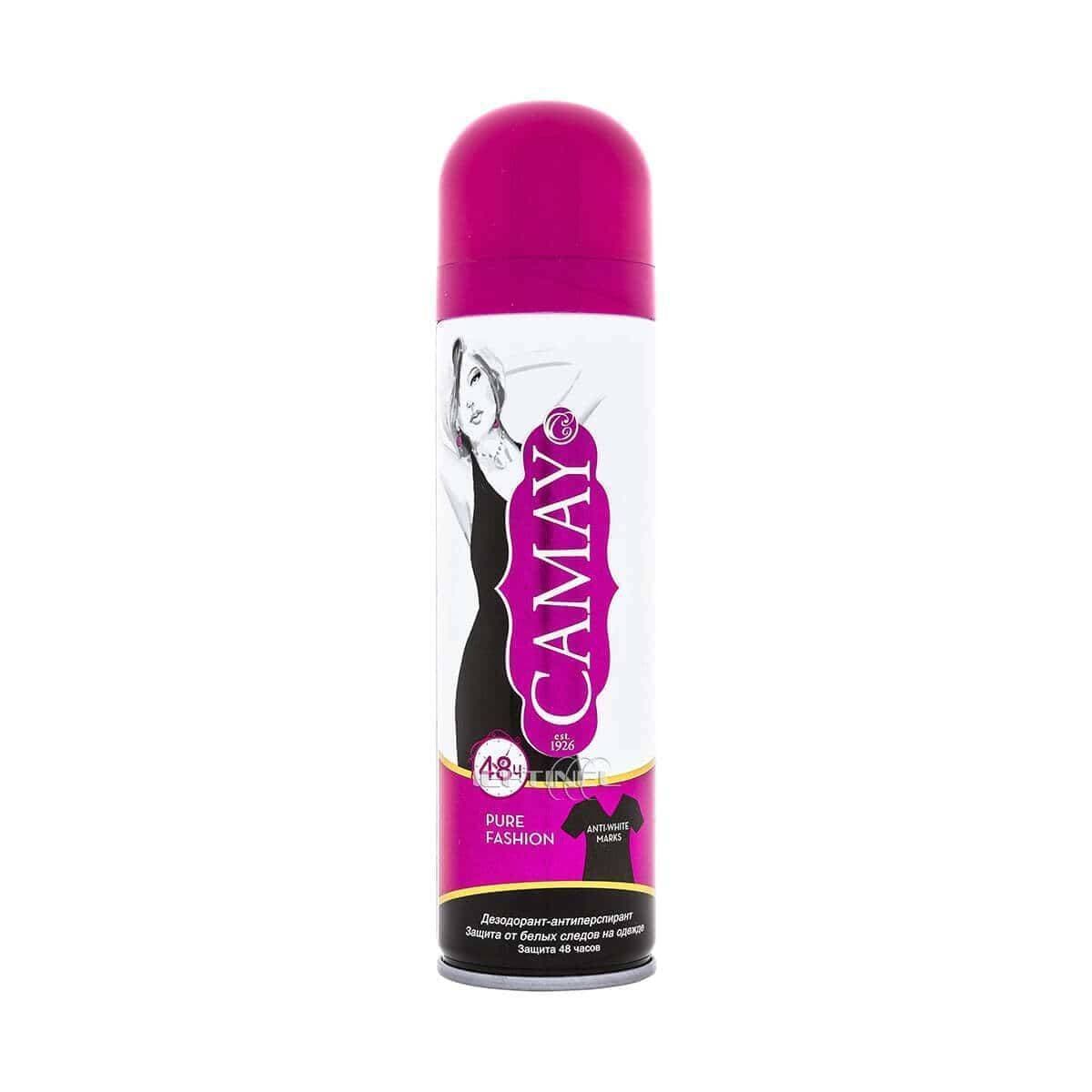 Camay Body Spray And Deodorant  Pure Fashion 150 Ml
