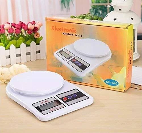 Electronic Digital Kitchen Scale - White