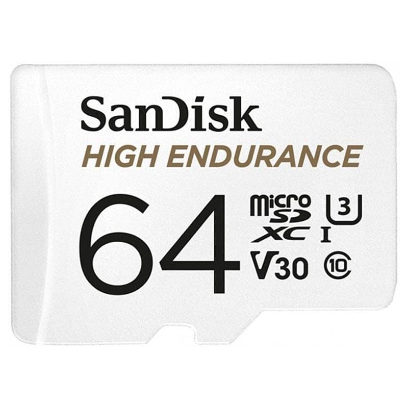 SanDisk 64GB Micro Memory SD Card For Dash Cams And Security Cameras