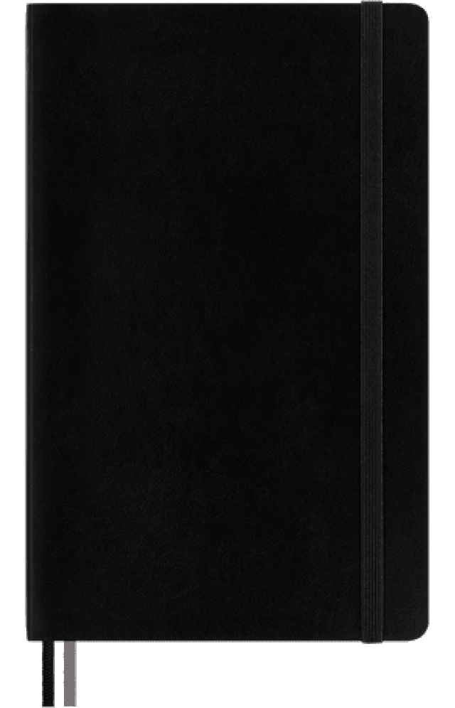 Moleskine Large Black Notebook Soft Cover By Na