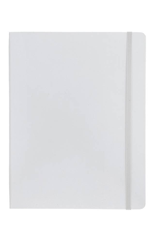 Moleskine Notebook Xl White Leather Hard Cover By Na