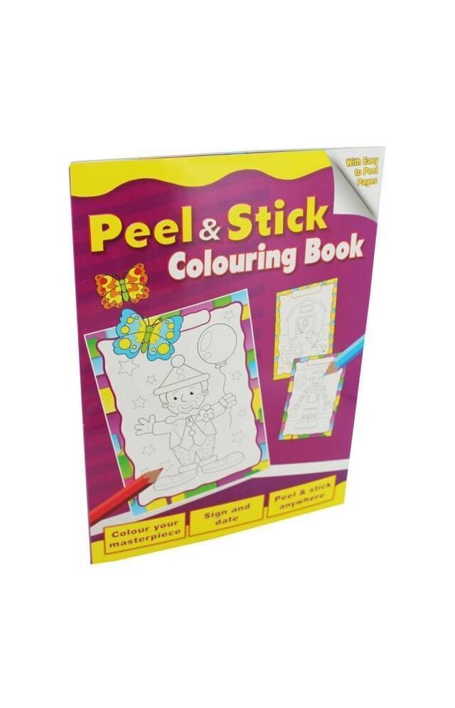 Peel And Stick Coloring Book Butterfly By Alligator