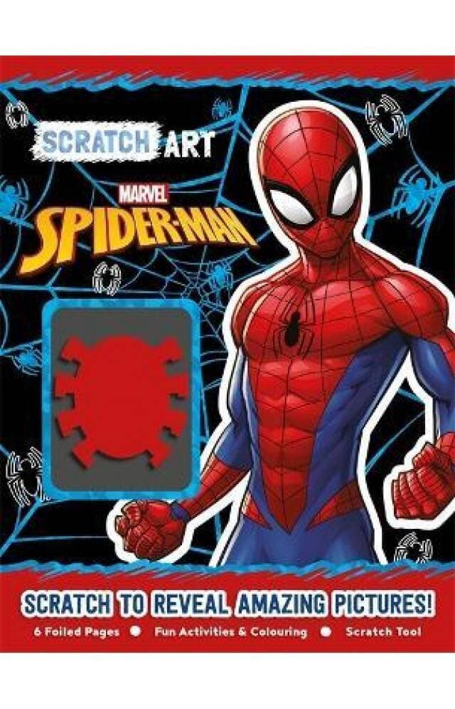 Scratch Art Marvel Spider Man By Autumn