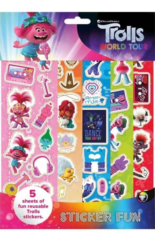 Trolls World Tour Sticker Fun By Alligator