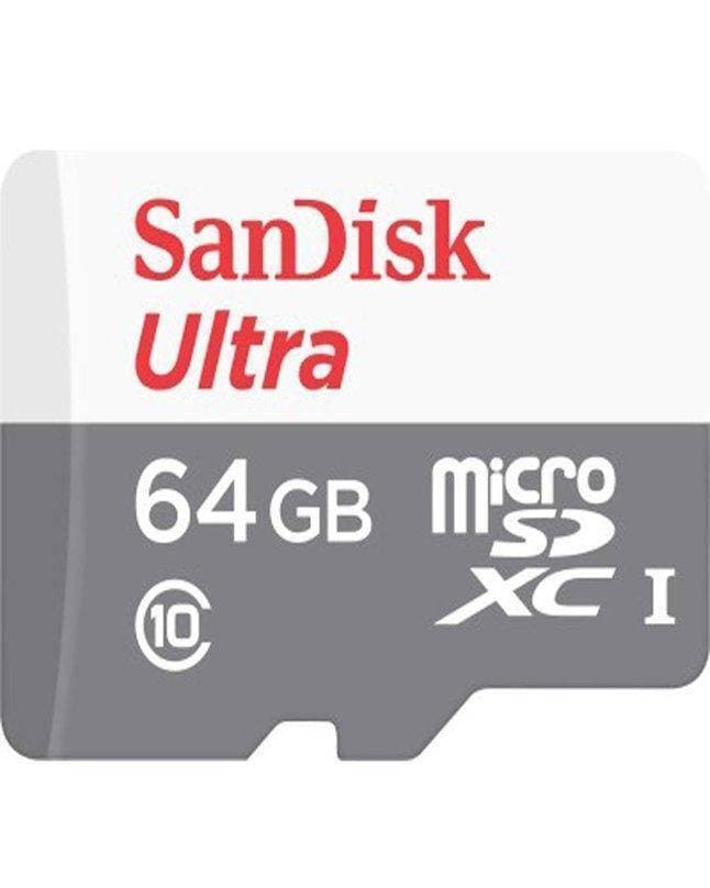 SanDisk 64GB Ultra C10 Micro SD Memory Card Card - 100Mb/s Speed