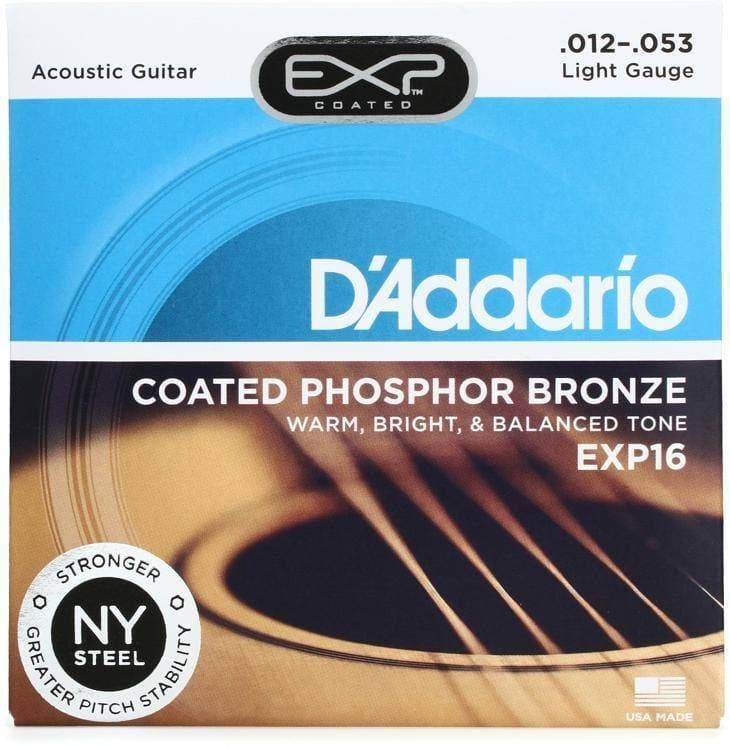 Daddario Exp16 Coated Phosphor Bronze American Acoustic Guitar String Set