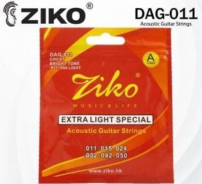 Ziko Custom Light Acoustic Guitar String Set