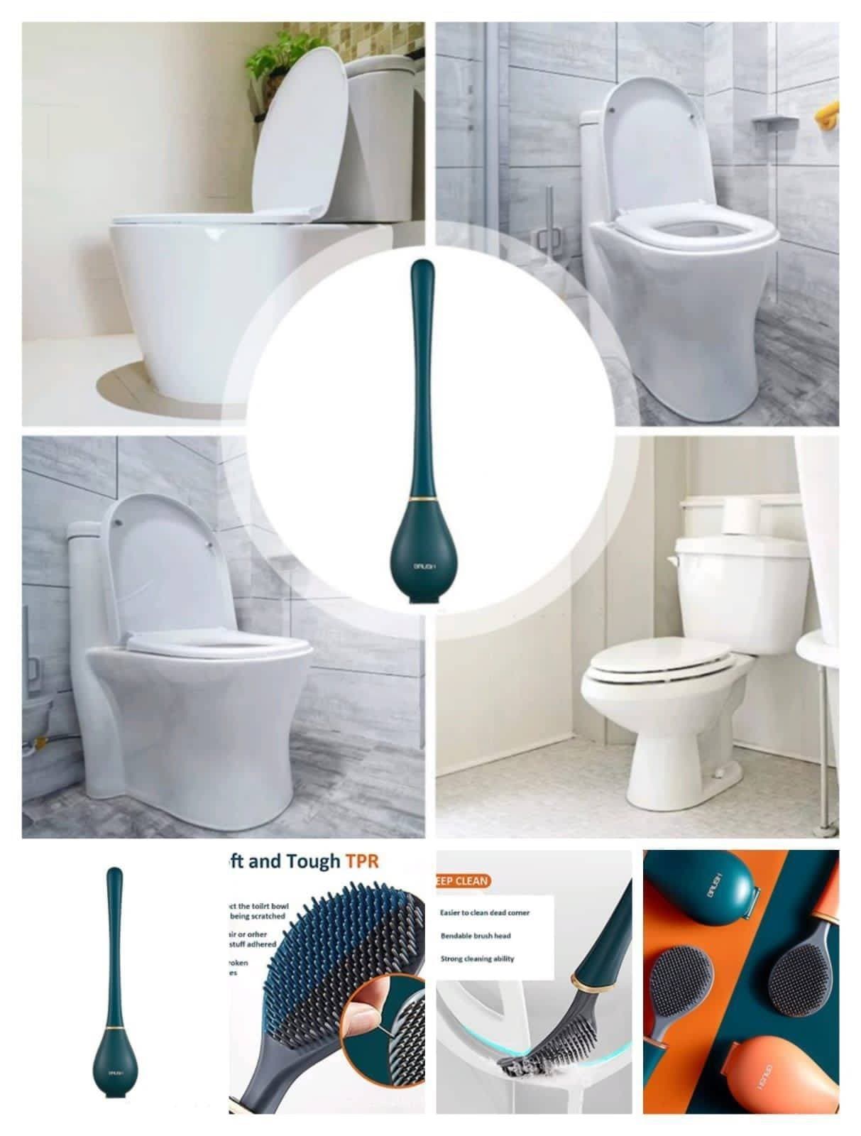New Style Toilet Brush With Wall Mounted Holder
