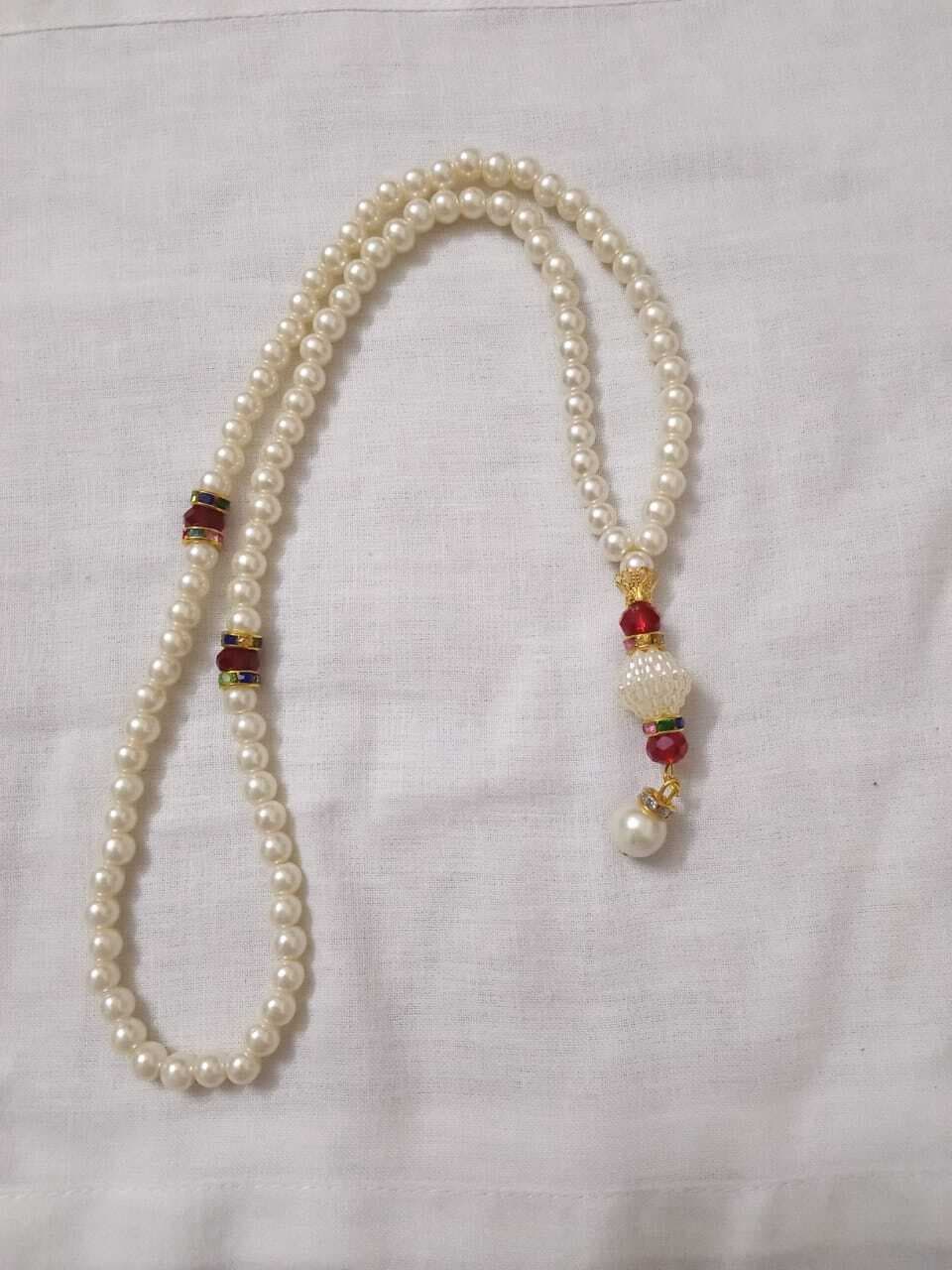 White Pea.rl 100 Beads Tasbeeh Collection