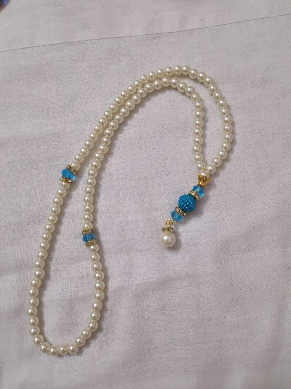 White Pea.rl 100 Beads Tasbeeh Collection