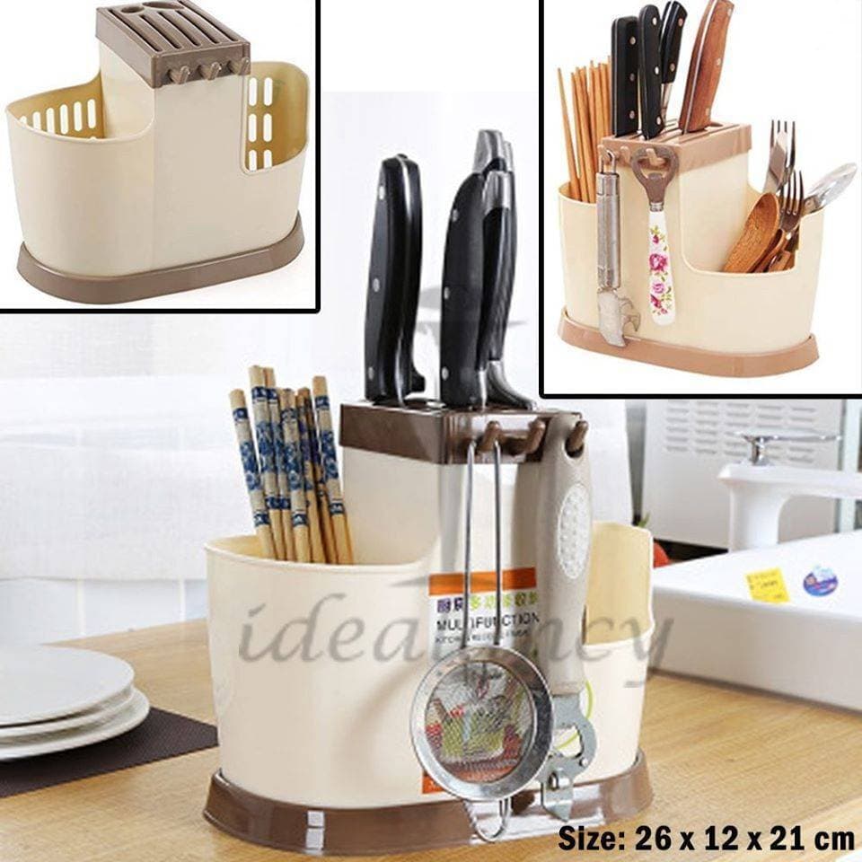 Multi Function Knife And Cutlery Holder