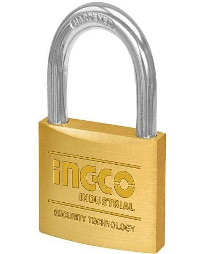 INGCO 20 Mm Heavy Duty Brass Padlock 3 Keys