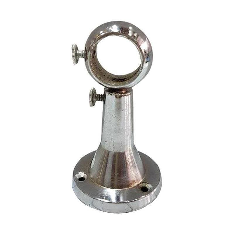 Silver Color Adjustable heavy duty curtain bracket for 25 mm pole