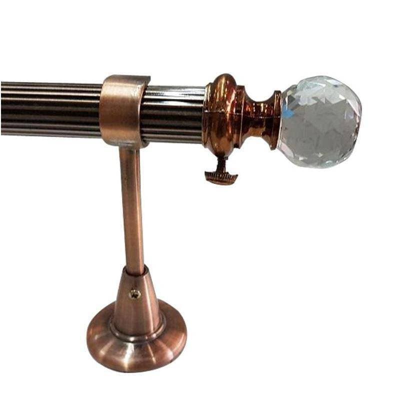 Pair of Curtain rods ends for 25 mm pole
