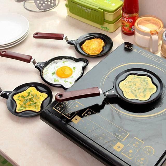 1 Piece Pentacle Shape Frying Pan-Non Stick