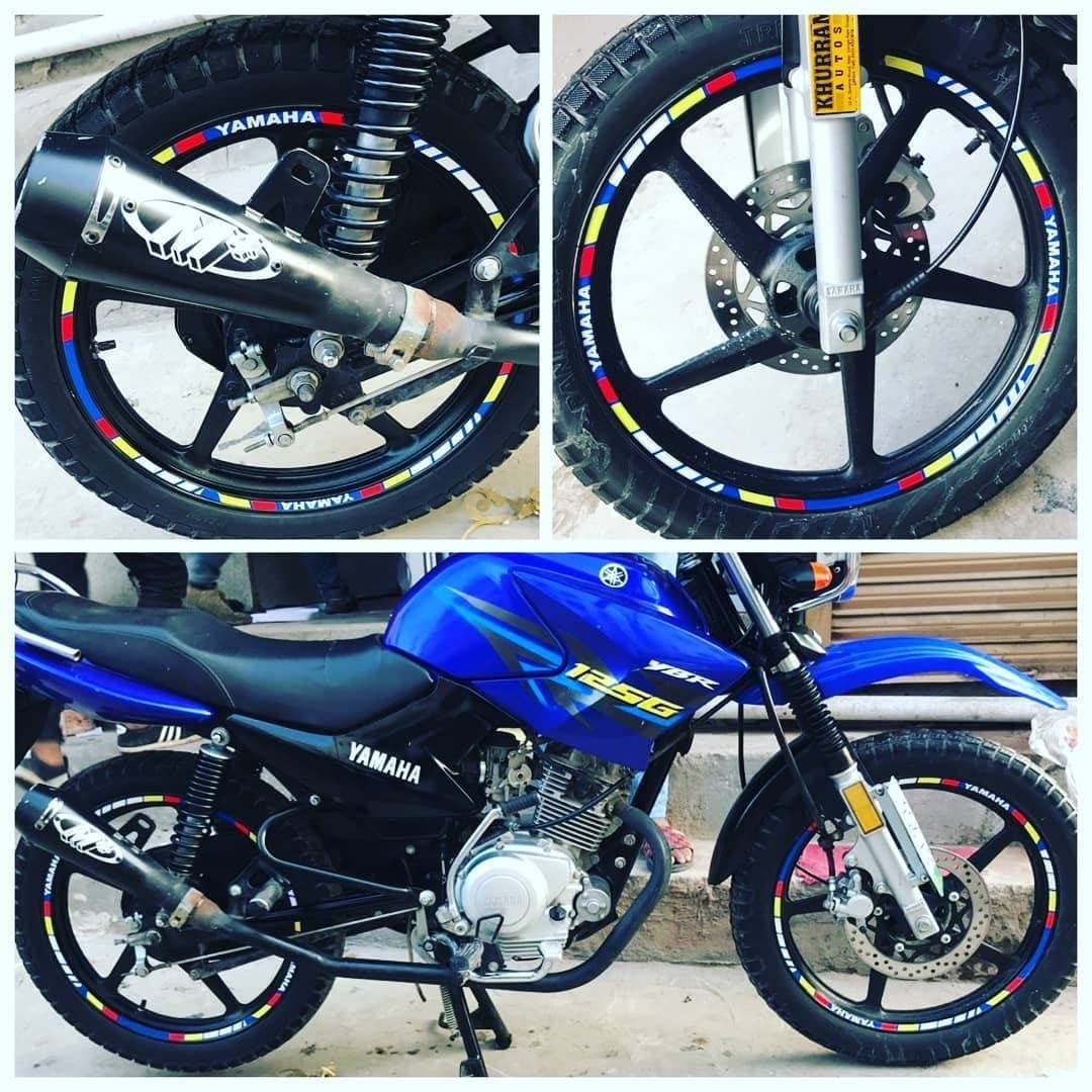 Rim Sticker Strips Yamaha