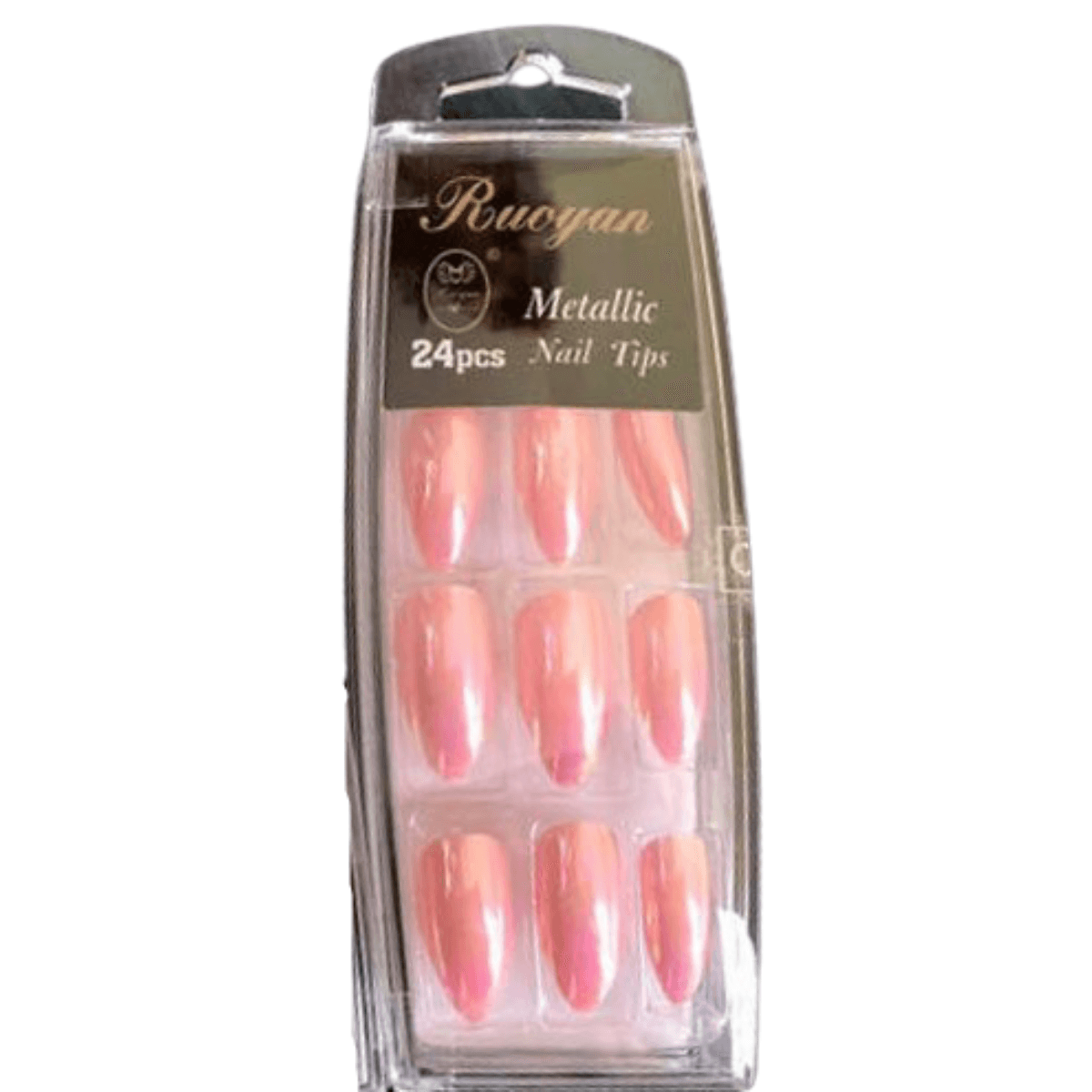 Artificial Nails Pink Tips For Women