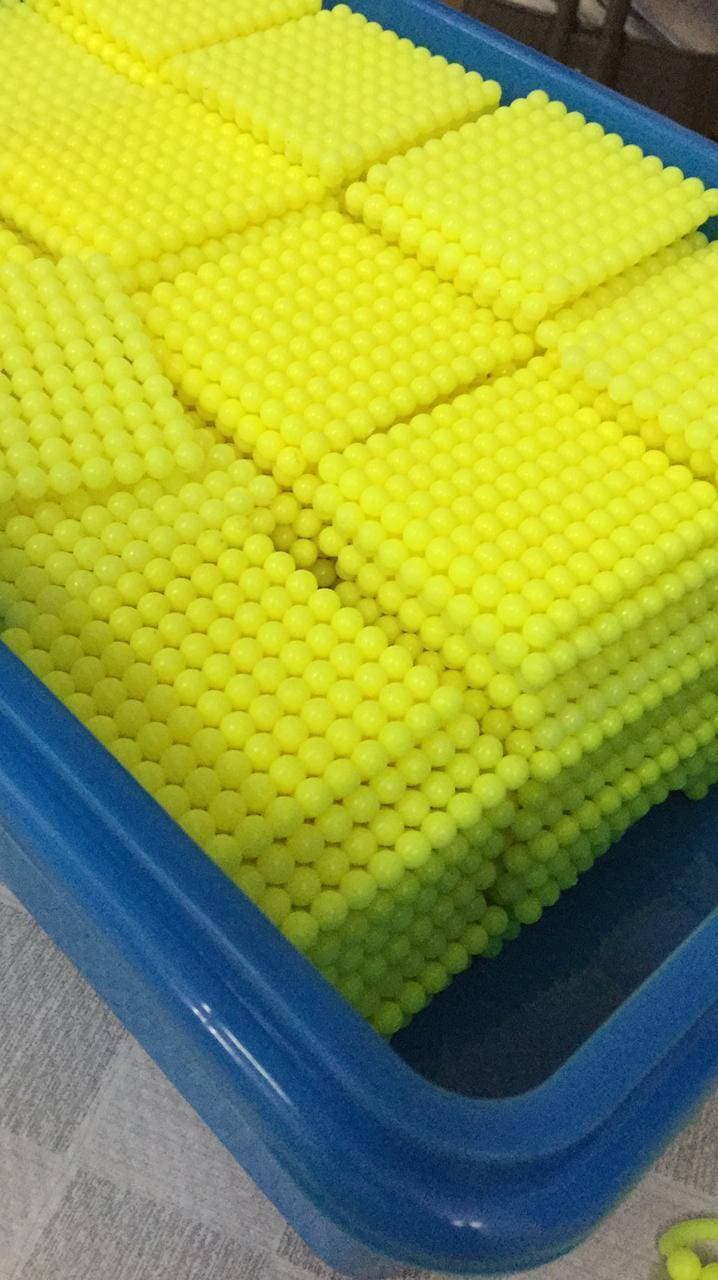 14 Pcs Montessori Square Of Hundred, Golden Bead Material, Square Of 100