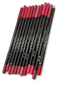 Pack Of 12 - Eyeliner/Lip Liner Pencils - A & B Set