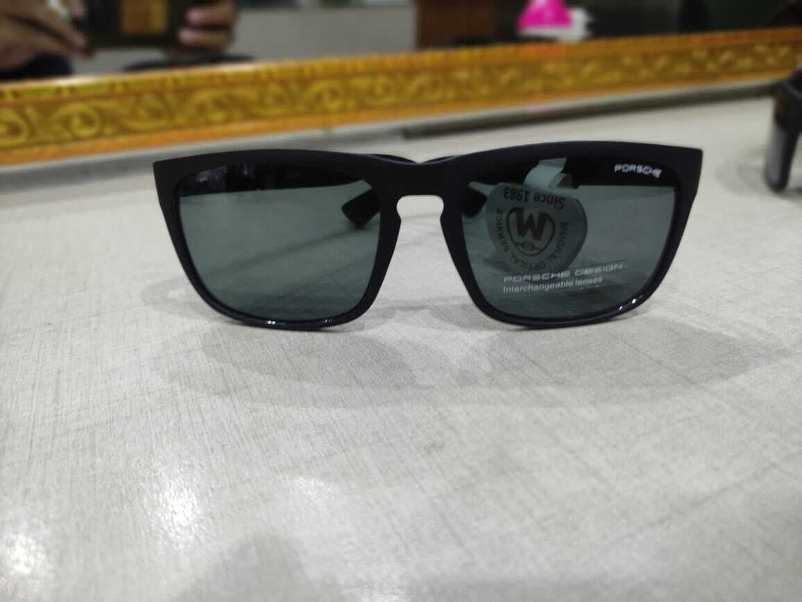 Porsche Design Black Frame Sunglasses for Men