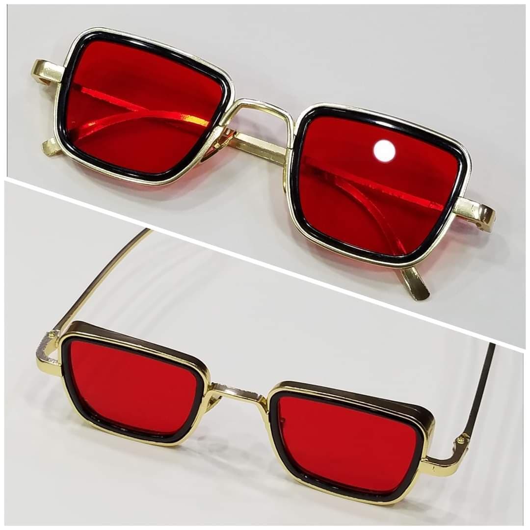 Kabir Singh Sunglasses for Men - Red Color Lens