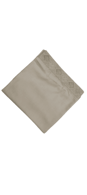 One Side Border Lawn Shawl For Use Anywhere - Skin Color